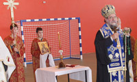 Освећење нове школске сале у Војки